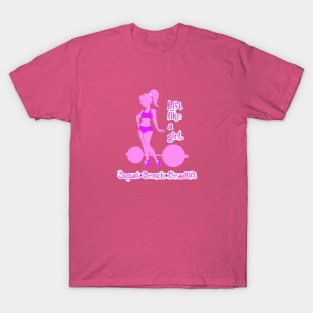 fitness girl, gym girl, fitness, weightlifting women T-Shirt